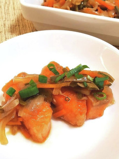 野菜たくさん!我が家の鮭の南蛮漬け!-レシピのメイン写真