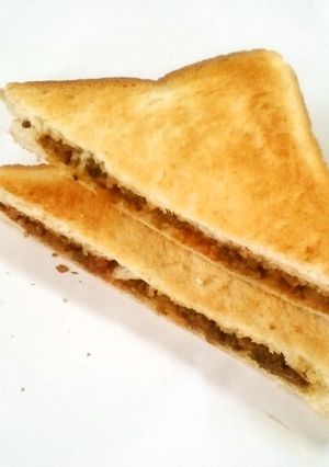 キーマカレーサンド、塩分1.64g-レシピのメイン写真