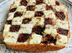シナモン香るチョコシロップチーズトースト-レシピのメイン写真