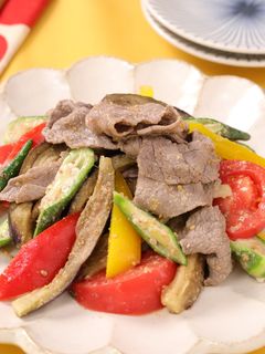 牛しゃぶと夏野菜のナムルサラダ-レシピのメイン写真