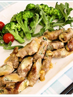 豚肉の梨ロール焼き-レシピのメイン写真