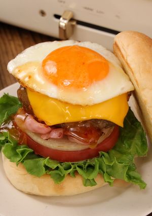 スイートチリソースバーガー-レシピのメイン写真