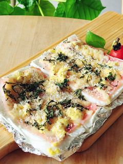トースターでベーコンカツ風はんぺん☆弁当-レシピのメイン写真