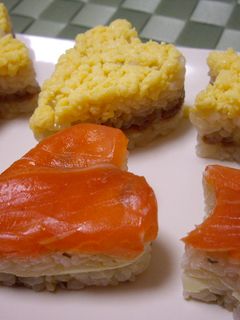 チーズ入り♪スモークサーモンの押し寿司-レシピのメイン写真