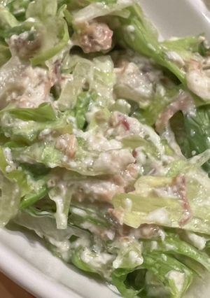 レタスと豆腐のサラダ-レシピのメイン写真