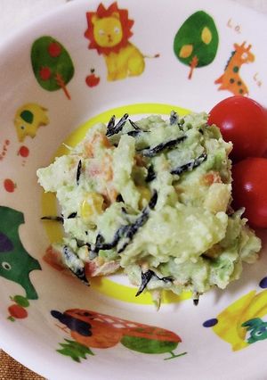 鉄分♪アボカド入りポテトサラダ-レシピのメイン写真