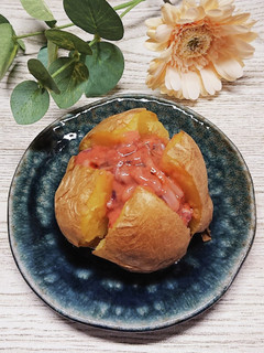 塩辛onじゃがバター♪-レシピのメイン写真