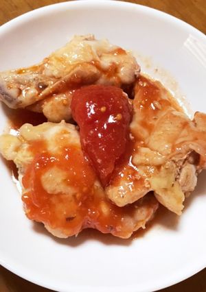 手羽元のトマト煮込み-レシピのメイン写真