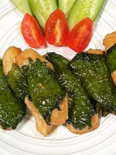 簡単鶏ムネ肉のニンニク醤油大葉巻き-レシピのメイン写真