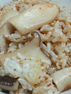 母から教わった<エリンギの混ぜ御飯>-レシピのメイン写真