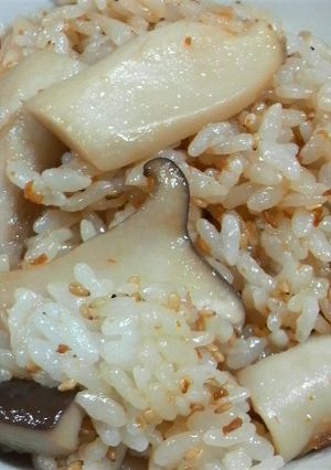 母から教わった＜エリンギの混ぜ御飯＞-レシピのメイン写真