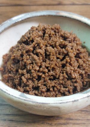 甘辛◎肉味噌◎黒糖&赤味噌入り◎そぼろ-レシピのメイン写真