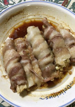 レンジで豚バラえのき巻き-レシピのメイン写真