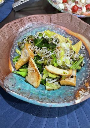 節約レシピ!厚揚げとキャベツのシラス炒め-レシピのメイン写真