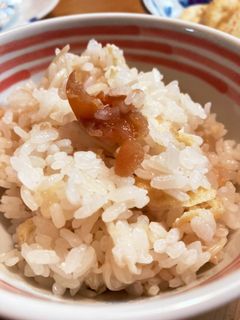 びっくりおいしい!白だしで梅干しご飯-レシピのメイン写真