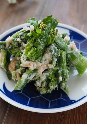 簡単!美味しい!菜の花のたらこ和え-レシピのメイン写真