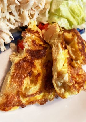 家にあるもので☆スペイン風オムレツ-レシピのメイン写真