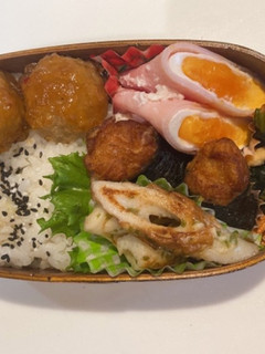 さつまいもつくね弁当-レシピのメイン写真