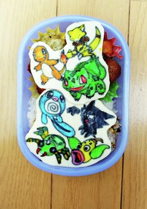 お弁当 ポケモンキャラ オブアート♤♧-レシピのメイン写真