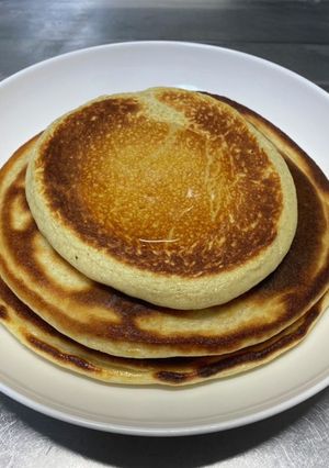 プロテインオートミールパンケーキ-レシピのメイン写真