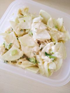 だいこんとセロリのツナマヨサラダ-レシピのメイン写真