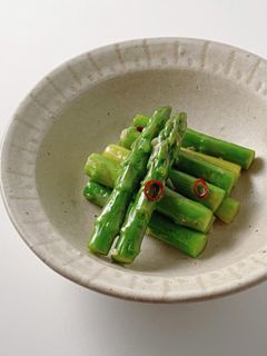 アスパラのペペロンチーノ炒め-レシピのメイン写真