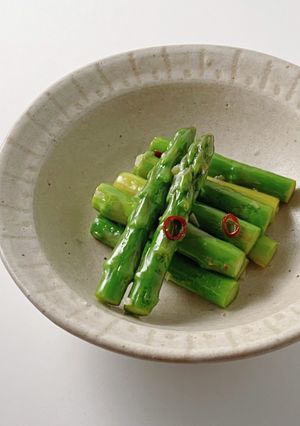 アスパラのペペロンチーノ炒め-レシピのメイン写真