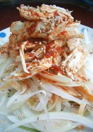 バンバンジー風　鶏肉韓サラダ-レシピのメイン写真