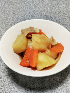 残り物のほんの少しのお肉で肉じゃが-レシピのメイン写真