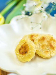 【離乳食・後期】さつま芋ときな粉のおやき-レシピのメイン写真
