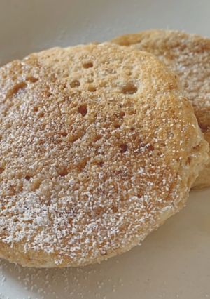 卵、小麦粉なし☆オートミールパンケーキ-レシピのメイン写真
