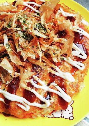 チーズがカリッとろっ♪簡単お好み焼き-レシピのメイン写真