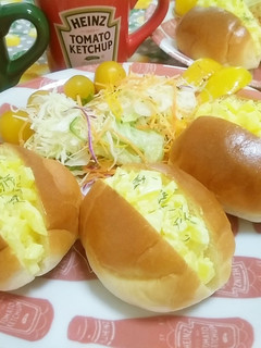 湖北名物サラダパン♪(たくあんパン)-レシピのメイン写真
