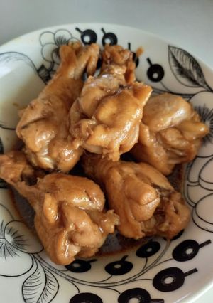簡単　鶏手羽元煮-レシピのメイン写真