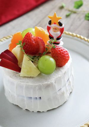 こめココで作るレンチンスポンジケーキ01-レシピのメイン写真