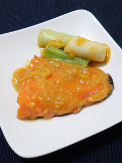 サーモンの味噌煮-レシピのメイン写真
