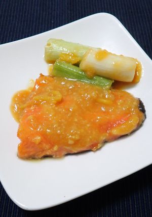サーモンの味噌煮-レシピのメイン写真