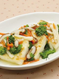 豆腐ステーキの春野菜あんかけ-レシピのメイン写真