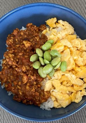 夏の三色トマト丼～カレー風味～-レシピのメイン写真
