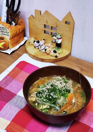 チゲ風ピリ辛ダイエットスープ♡-レシピのメイン写真