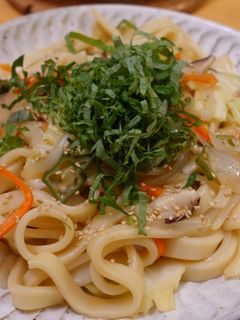 ◆醤油味の焼きうどん◆-レシピのメイン写真