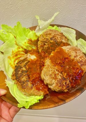 ハンバーグ-レシピのメイン写真