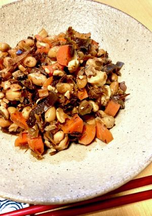五目豆のおかか煮-レシピのメイン写真