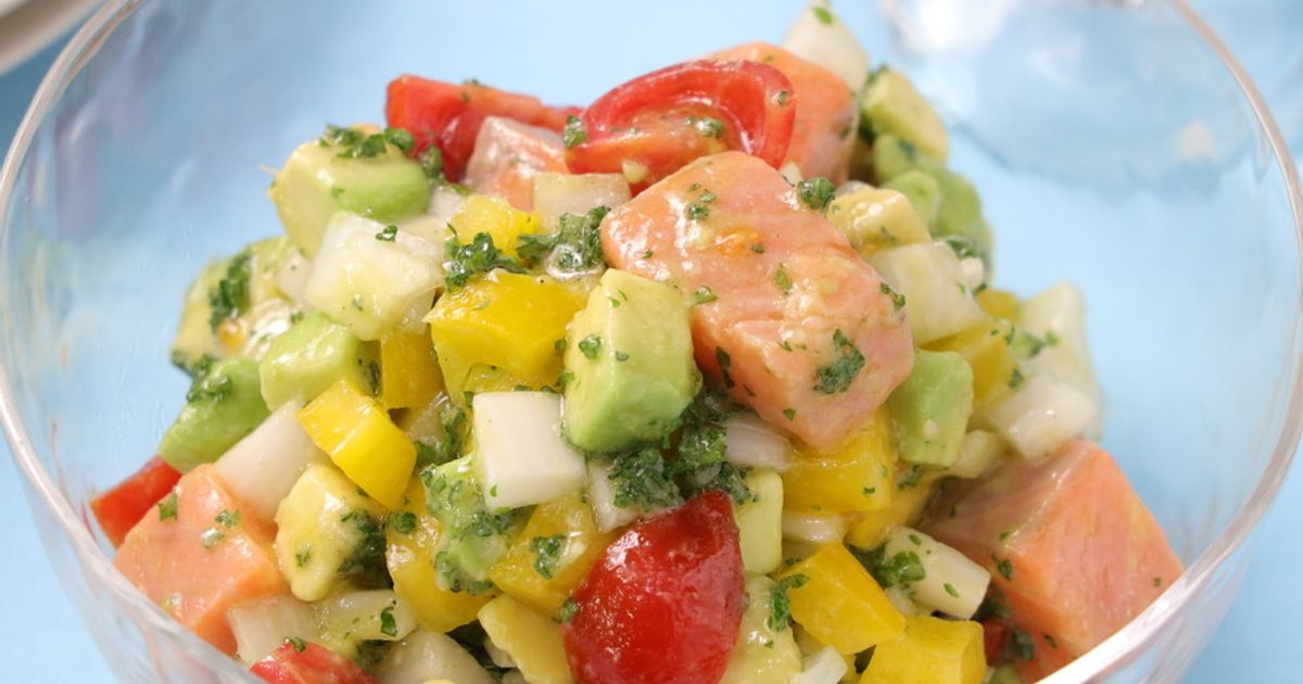 ☆海老とアボカドとトマトのセビーチェ☆ by みすけちゃん