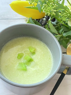 ブロッコリーの茎で和風ポタージュ-レシピのメイン写真