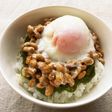 【楽チン】温玉めかぶ納豆丼