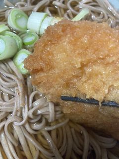 簡単、コロッケそば-レシピのメイン写真