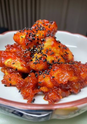 揚げないヤンニョムチキン 鶏胸肉ver.-レシピのメイン写真