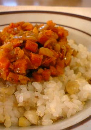 玉ねぎと人参のベジタブル♡キーマカレー-レシピのメイン写真