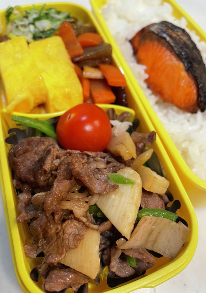 筍と牛のオイスターソース炒め弁当-レシピのメイン写真